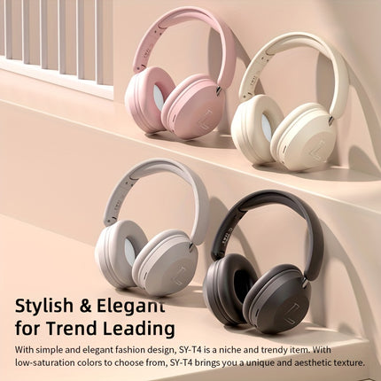 Wireless HD Headphones - Enjoy high-definition audio with long-lasting battery life and foldable design