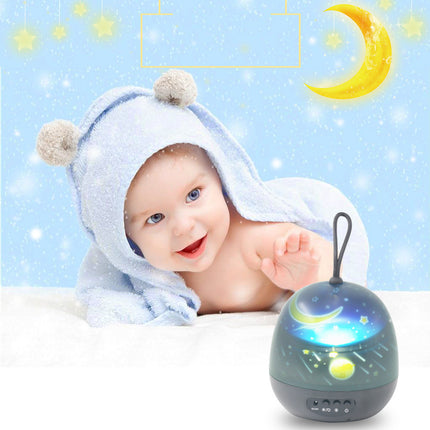 Night Light Projector  360° Rotating 8 Lighting Modes LED Lights Bedroom Decoration