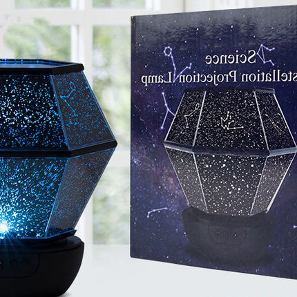 Children's rotating stars, dreamlike starlight night lights