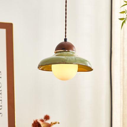 Ceramic Lamp Retro Dining Room Bedroom Bedside Small Droplight