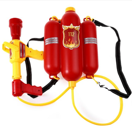 Children's Fire-fighting Plastic Water Gun Toy Pull-out High-pressure Backpack Drifting Creative Jet Water Gun