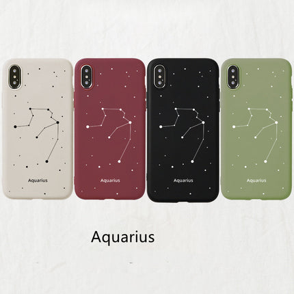 Compatible with Apple , Twelve Constellations I Paint My Crow Phone Case Simple