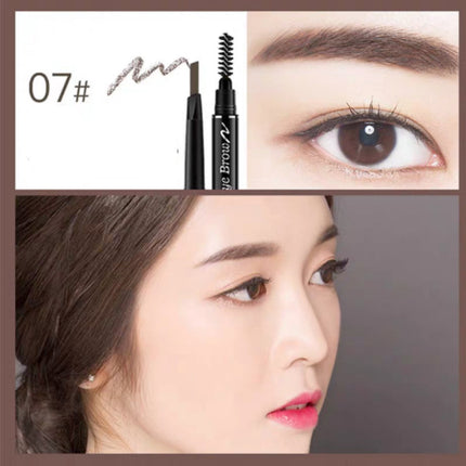 Double head rotating eyebrow pencil