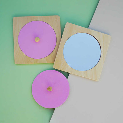 Baby Montessori Mirror Puzzle Toy