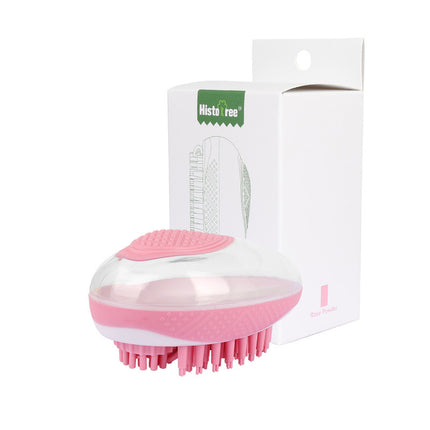 Dog Cat Bath Brush 2-in-1 Pet SPA Massage Comb...