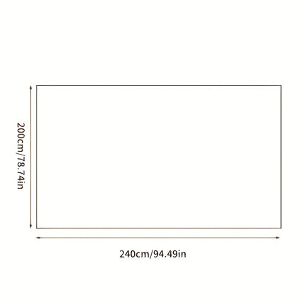 1pc Silver-Gray High-Density Balcony Tatami Mat High Rebound, Multi-Scene Suitable, Polyester Woven Fabric,