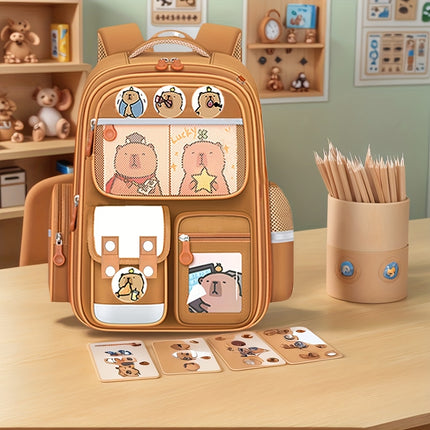 Large Capacity School Bag with Zipper Closure, Tablet Compartment & Adjustable Shoulder Straps