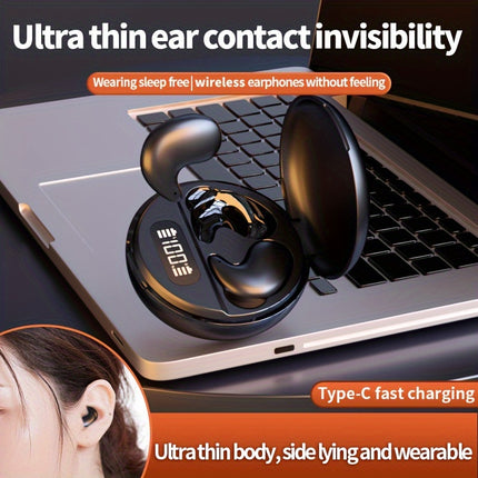 5.3 High-Fidelity Invisible Sleep Wireless Earphones - Earbud Headphones with Ultra Long Battery Life,