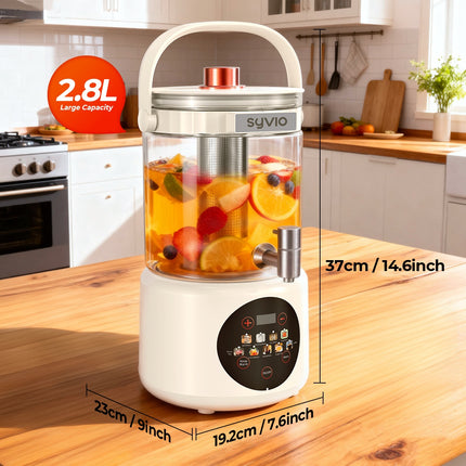 Electric Tea Kettle Health Kettle with Temperature Control | 1200W Fast Heating, 9 Presets