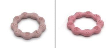 Full Three-dimensional Baby Silicone Teether Baby Molars Holding Round Teether