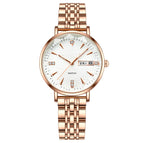 Rose Gold White Face