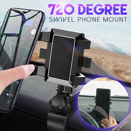 Multifunctional Mobile Phone Car Holder Adjustable 360 Degrees Rotating Navigation Support Frame