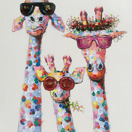 Wooden puzzle giraffe