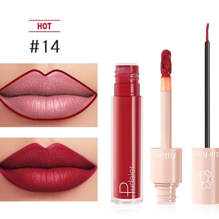 Pudaier Dual Lipstick Lip Gloss Liquid Lipstick