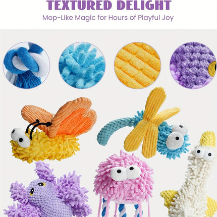 2pcs/5pcs Mop Plush Toy Set