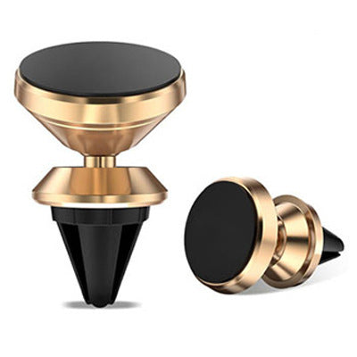 Mobile phone holder with magnetic air outlet