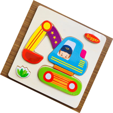 Wooden 3D puzzle