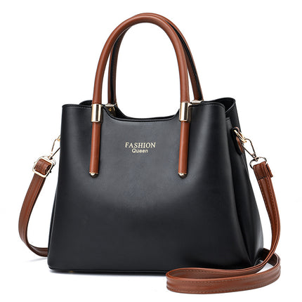 Shoulder Bag Crossbody Bag - Women's Top Handle Bag Large Capacity Letter Graphic