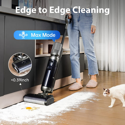 Vacuum Cleaner, Lightweight Cordless Floor Washer With Voice Assistance, LED Screen