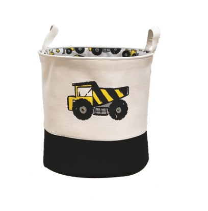 Canvas children cartoon toy storage bucket storage basket laundry bucket toy bucket finishing basket