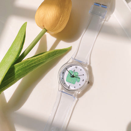 Simple Japanese analog watch for children