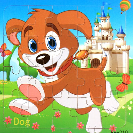 Wooden jigsaw puzzle toy