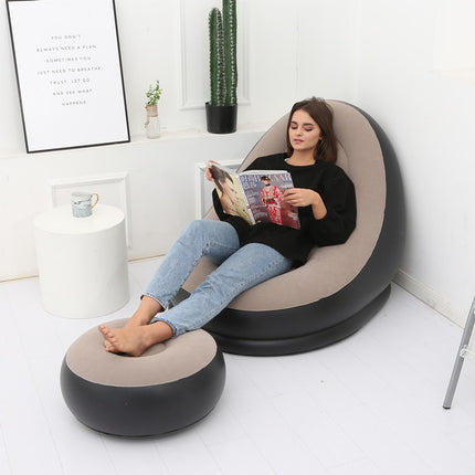 Lazy Bean Bag with Inflatable Folding Sofa