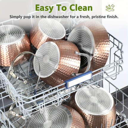 14pcs Pots And Pans Set Nonstick, Aluminum Nonstick Ceramic Cookware