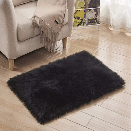 1 Plush Carpet Rug for Home Decor - Soft and Fluffy for Bedroom, Living Room, Study, and Hallway