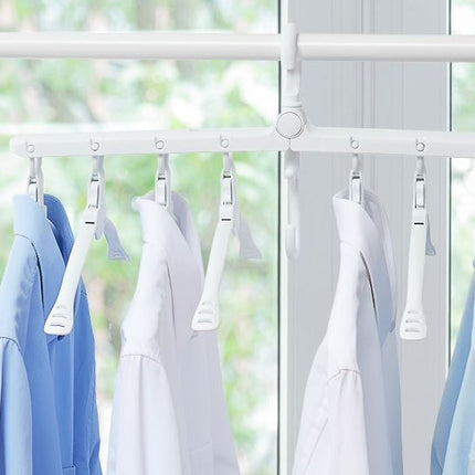 Retractable Clothes Hanger Multi Functional Folding Clothes Rack
