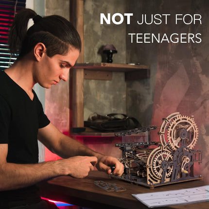 Marble Run to Build, 294-Pie Wooden