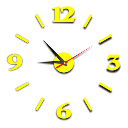 Wall Clock Living Room Personality Clock Large Wall Clock Mute Modern Minimalist Art Digital Clock