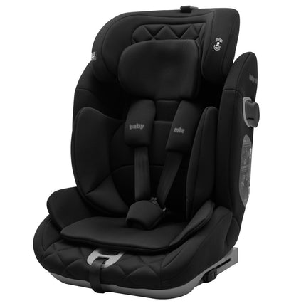 Baby Mix Hero Pro Ultra ISOFIX I-Size Car Seat, Black, for 76 to 150 cm