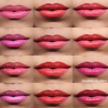 Golden Leopard Tube Lipstick Lip Balm Moisturizing 12 Color Blend Lipstick