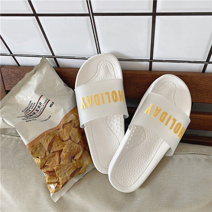 Simple female slippers