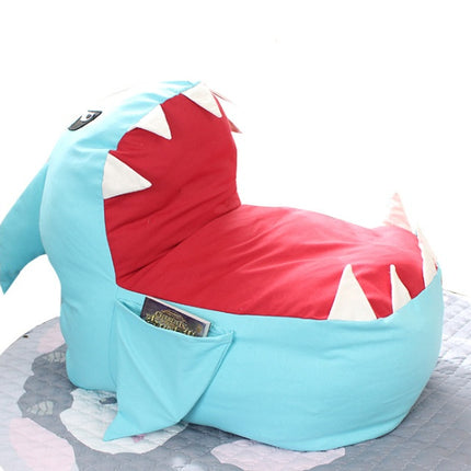 Shark children's plush toy storage bag bean bag lazy sofa baby chair