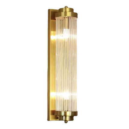 LED Bedroom Bedside Light Luxury Crystal Wall Lamp