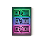 Luminous style Black frame / 40x60cm