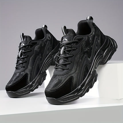 Men's Casual Athletic Sneakers - Lightweight, Breathable Running Shoes with Soft PU Sole