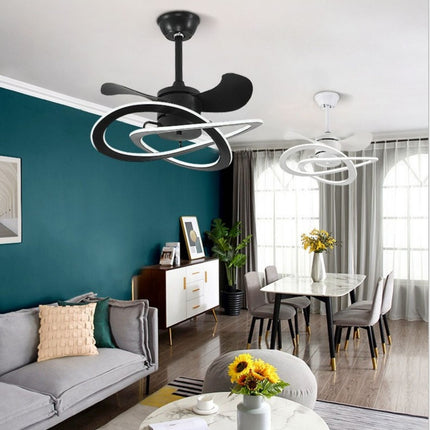 Variable Frequency Ceiling Fan Lamp In Bedroom