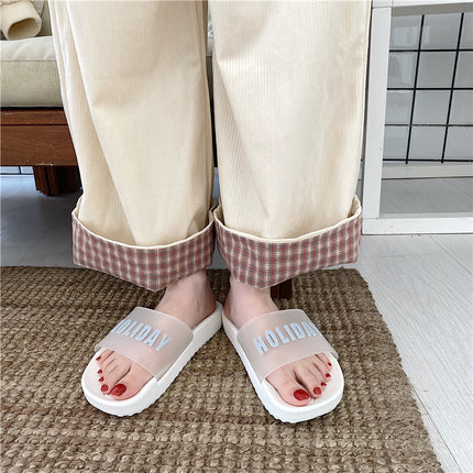 Simple female slippers