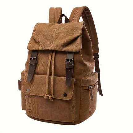 Backpack  Durable, Multi-Compartment, Adjustable Shoulder Straps, Zipper Closure,