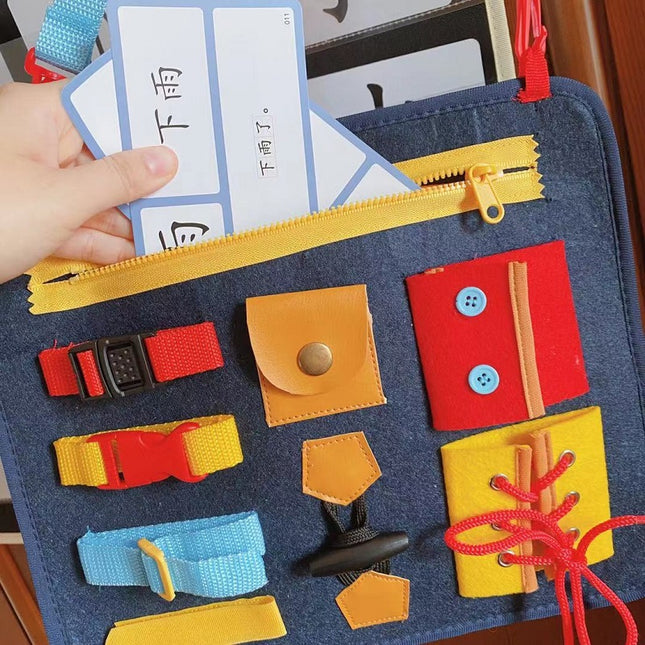 Felt educational board educational toys