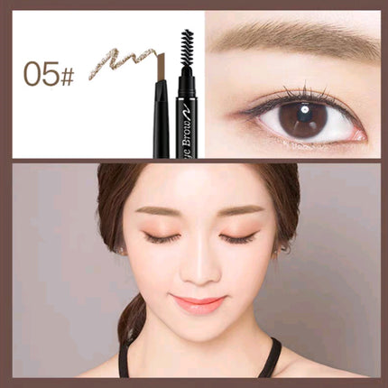 Double head rotating eyebrow pencil