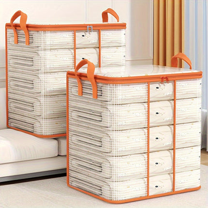1pc Large Capacity Foldable Clothes & Quilt Storage Organizer,