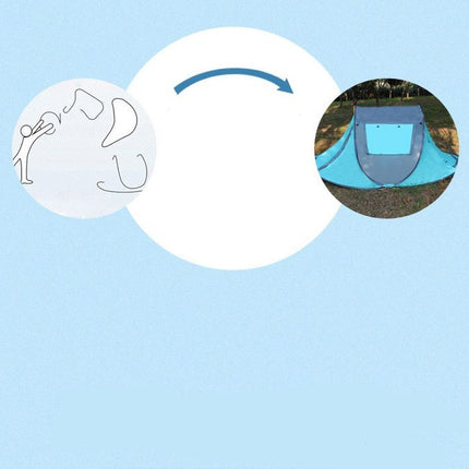 Automatic camping tent