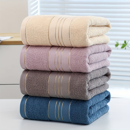 1 Cotton Bath Towel - Soft and Highly Absorbent, Lightweight and Portable, Suitable Travel