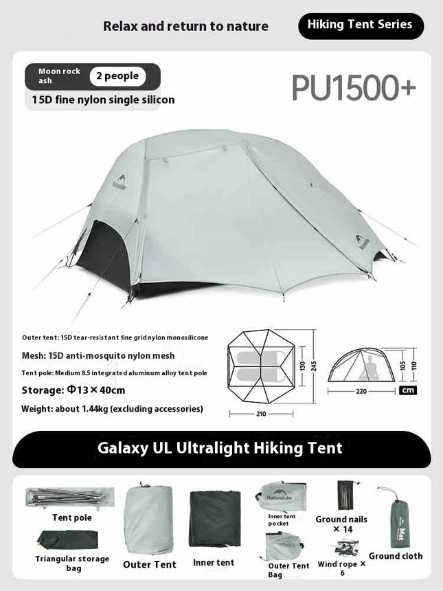 Ultralight Hiking Climbing Tent Double Outdoor Camping Equipment