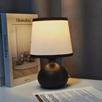 Black ball black edge desk lamp