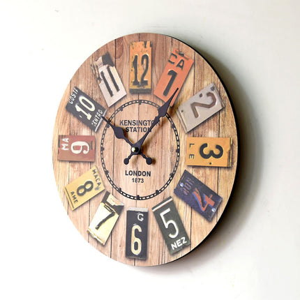 European retro wall clock